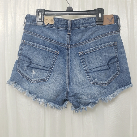 NWT AEO Sz 4 Vintage Hi-Rise Festival Shorts - Picture 4 of 15